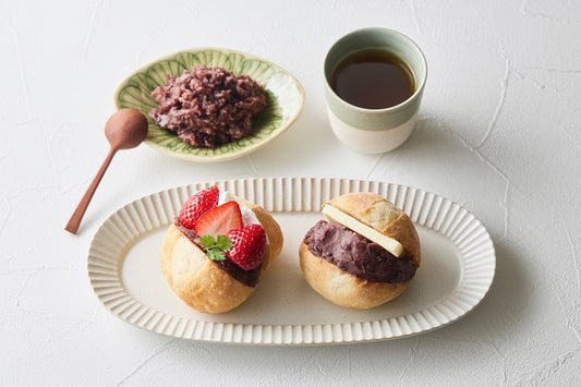 おやつやデザートに。粒あん と あんバター・フルーツサンドのレシピ