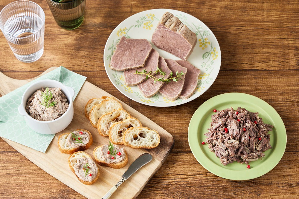 本格派に。手作りコンビーフ と リエットのレシピ